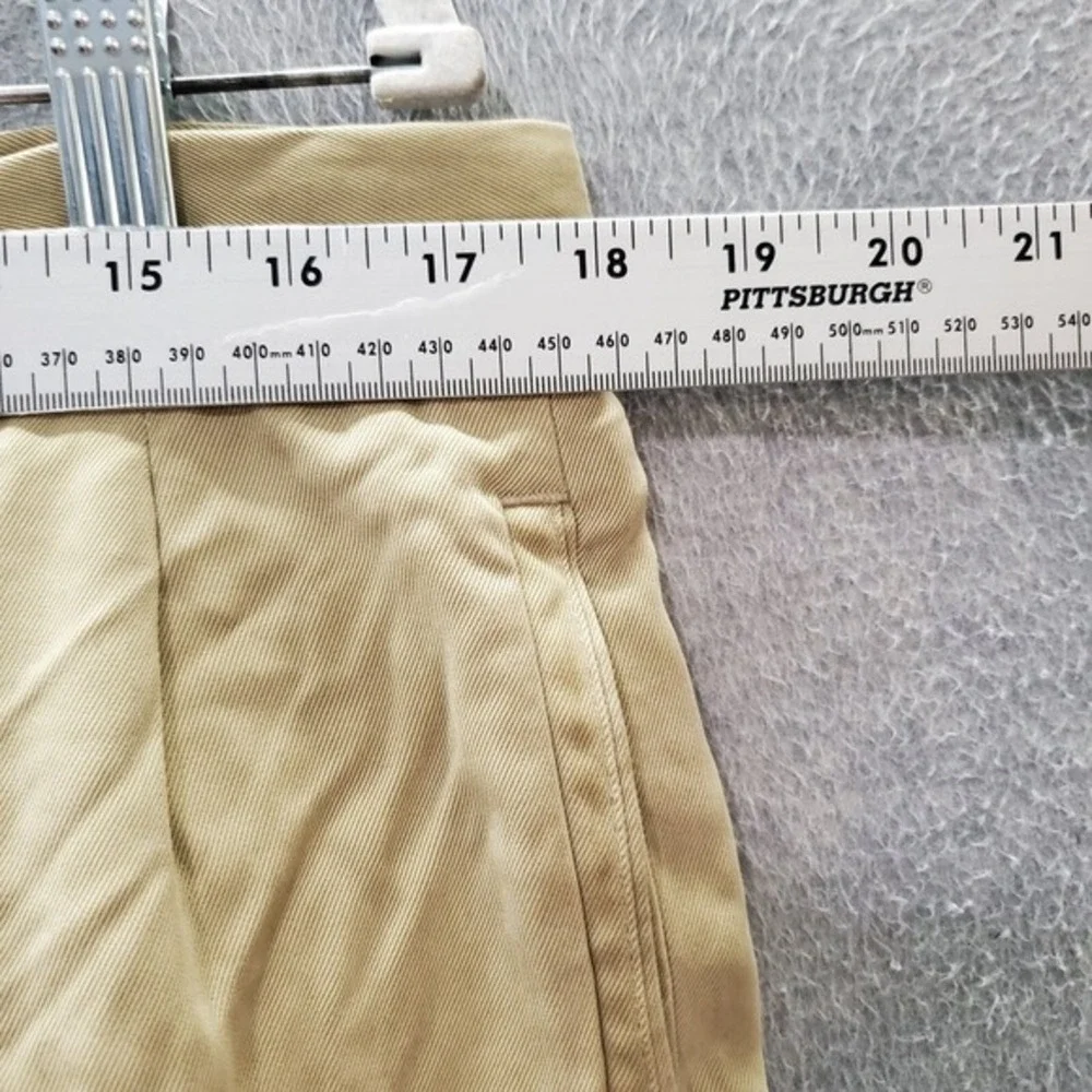 Tommy Bahama Men‎ Pants 36x34 Beige Chino 100% Silk Pleated High Rise Pockets